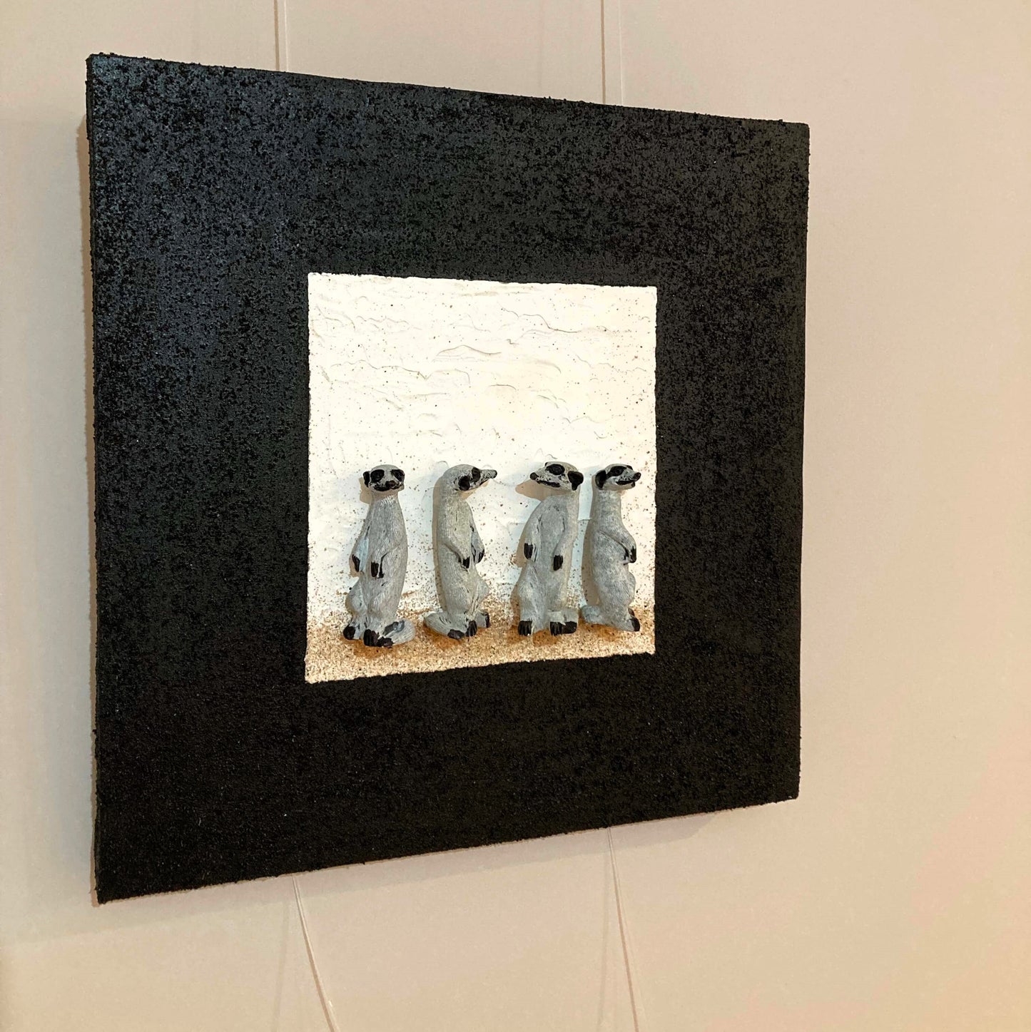 Wall Art - Erdmännchen 3D Kunstwerk