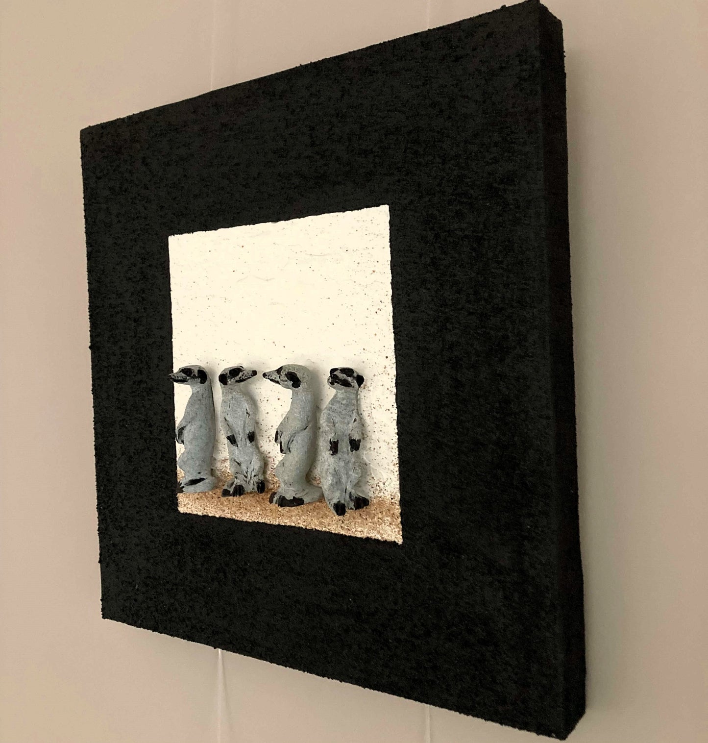 Wall Art - Erdmännchen 3D Kunstwerk