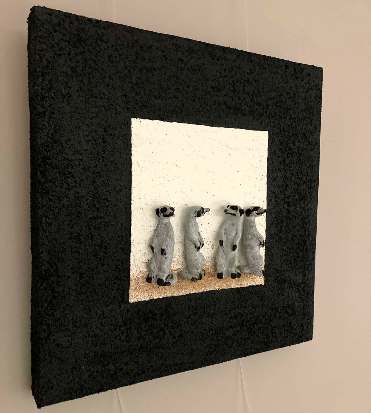 Wall Art - Erdmännchen 3D Kunstwerk