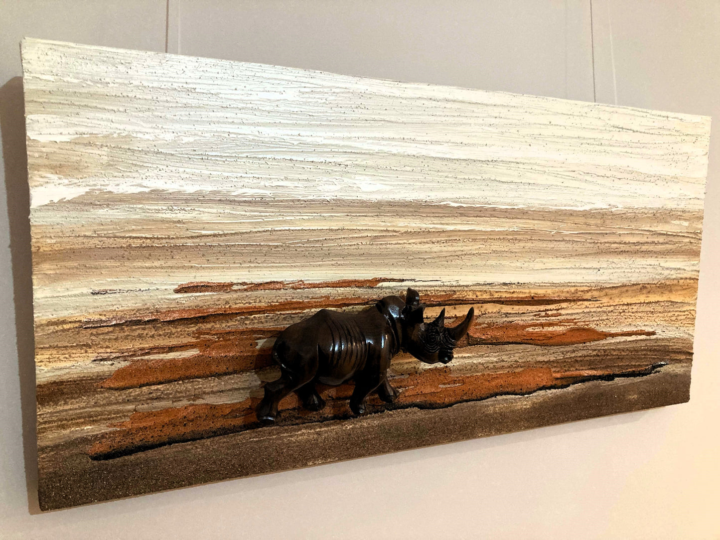 Wall Art - Dusty Rhino 3D