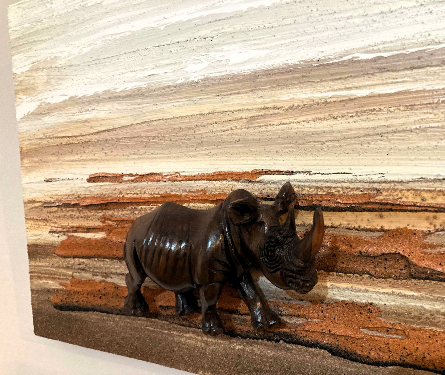 Wall Art - Dusty Rhino 3D