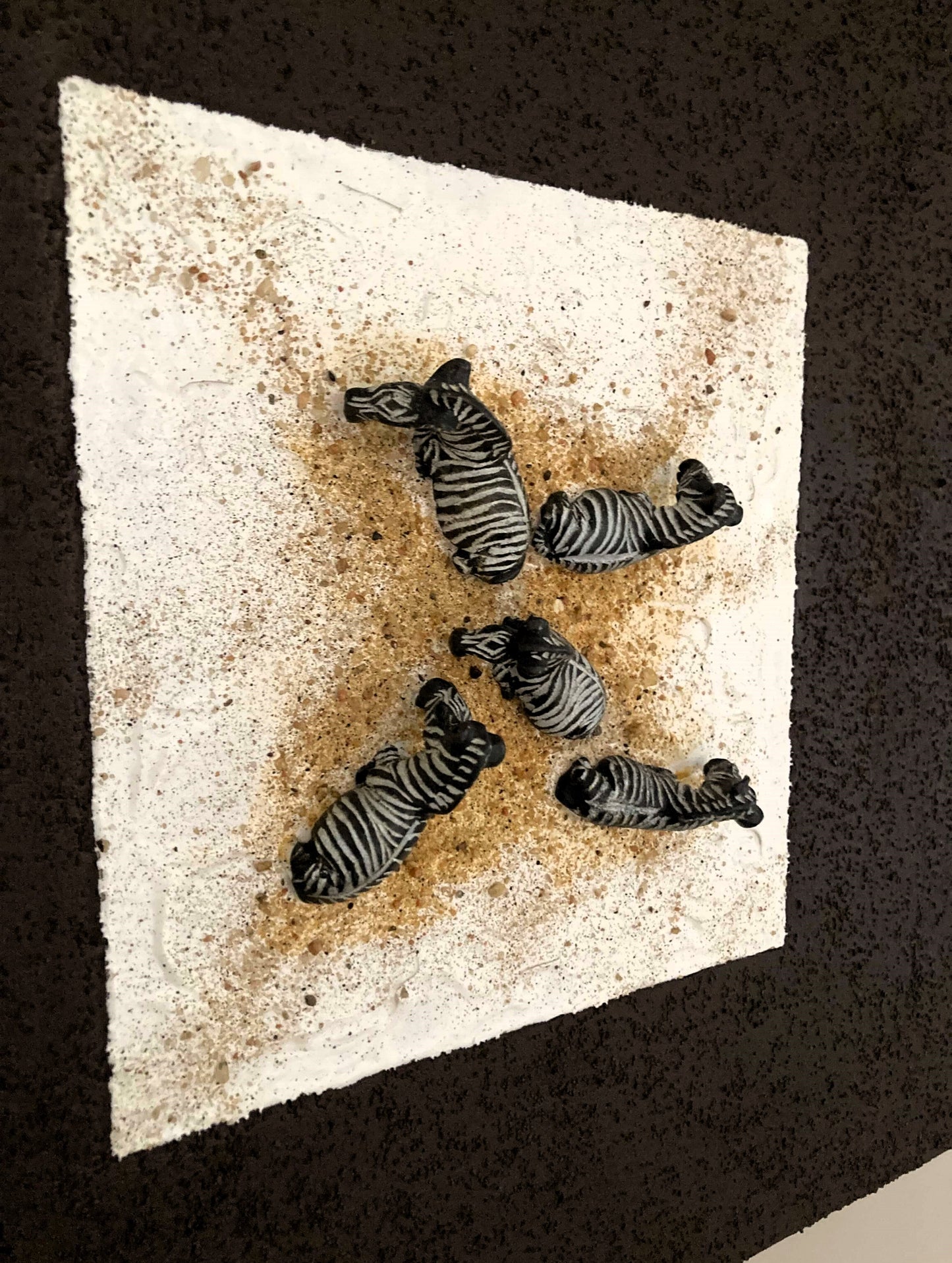 Wall Art - Zebras 3D Kunstwerk